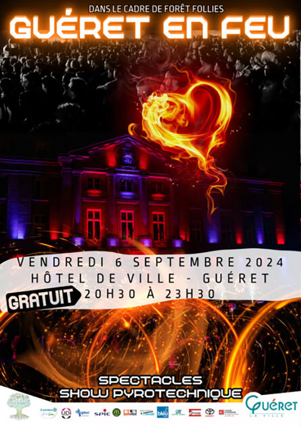 Guéret en feu